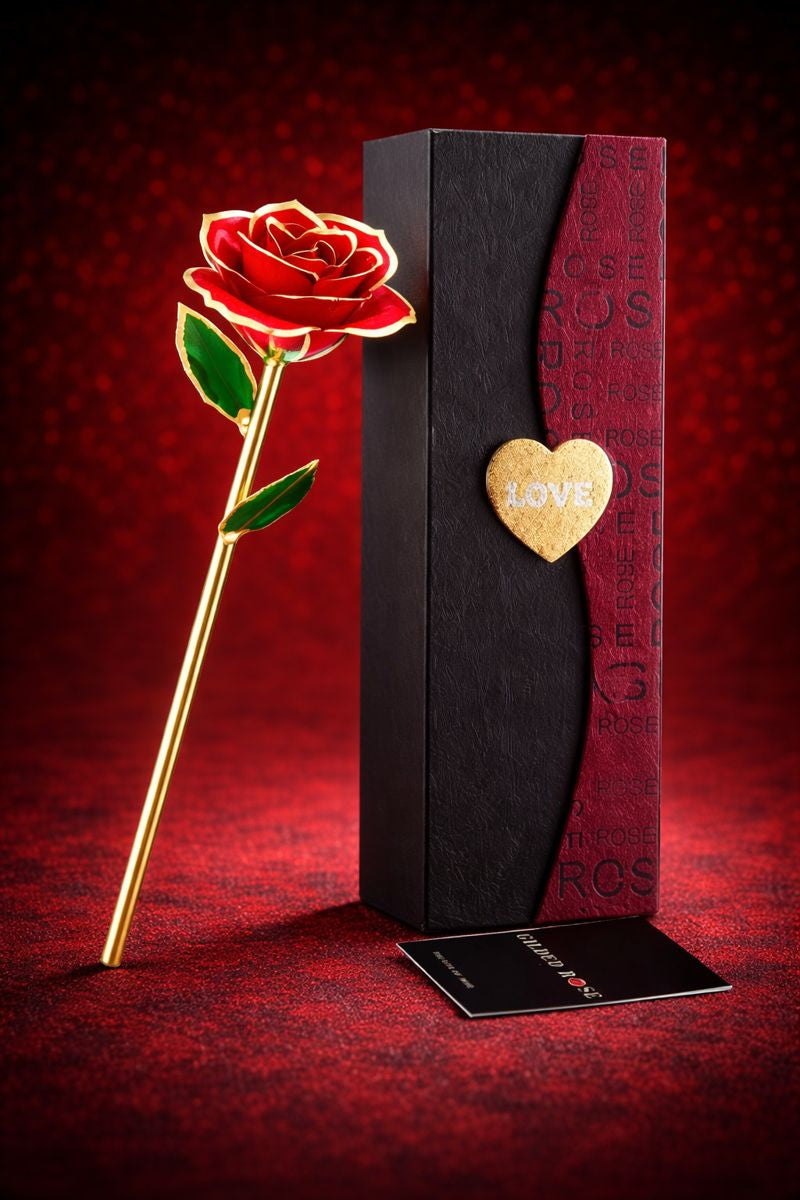 24K Gold-Plated Rose - Gift of Eternal Love