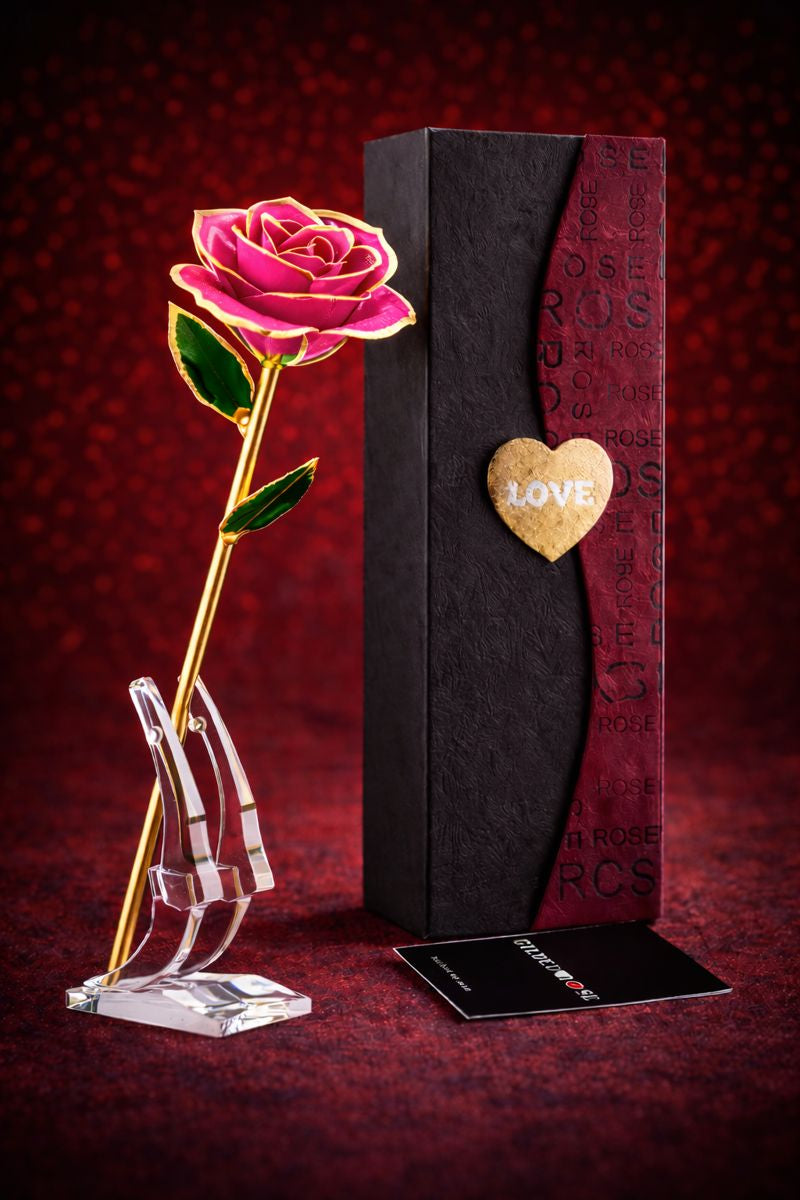 24K Gold-Plated Rose - Gift of Eternal Love